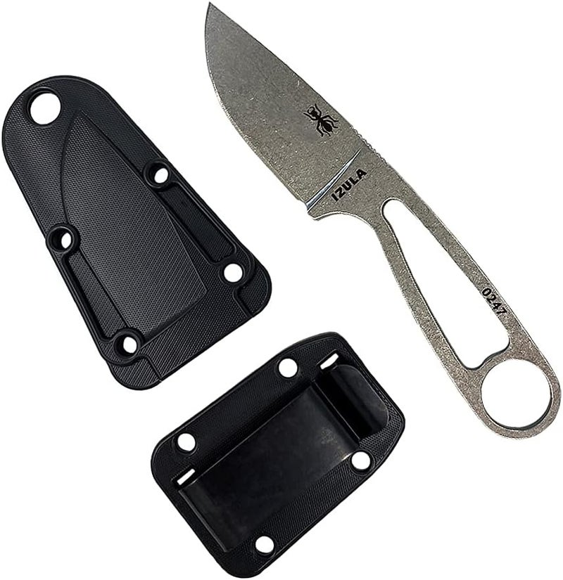 ESEE Izula Fixed Blade Knife w/Molded Polymer Sheath and Clip Plate - Image 2